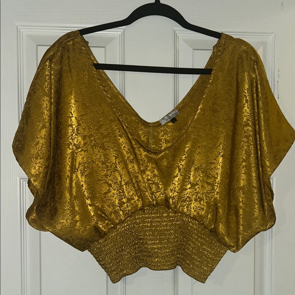 Elegant Gold Blouse for Women